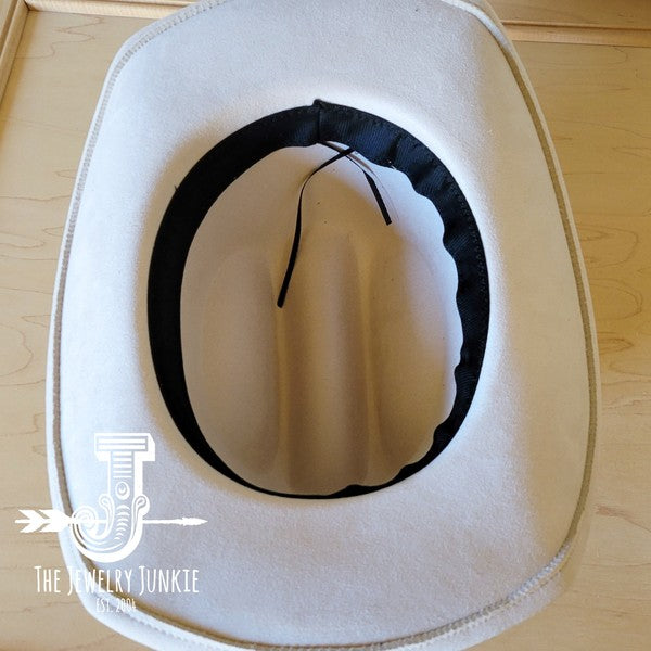 Turquoise Navajo Turq Slab Leather Band Choice Hat