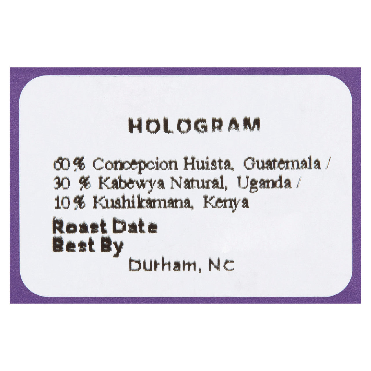 CCC COFFEE HOLOGRAM ( 6 X 12 OZ )-3