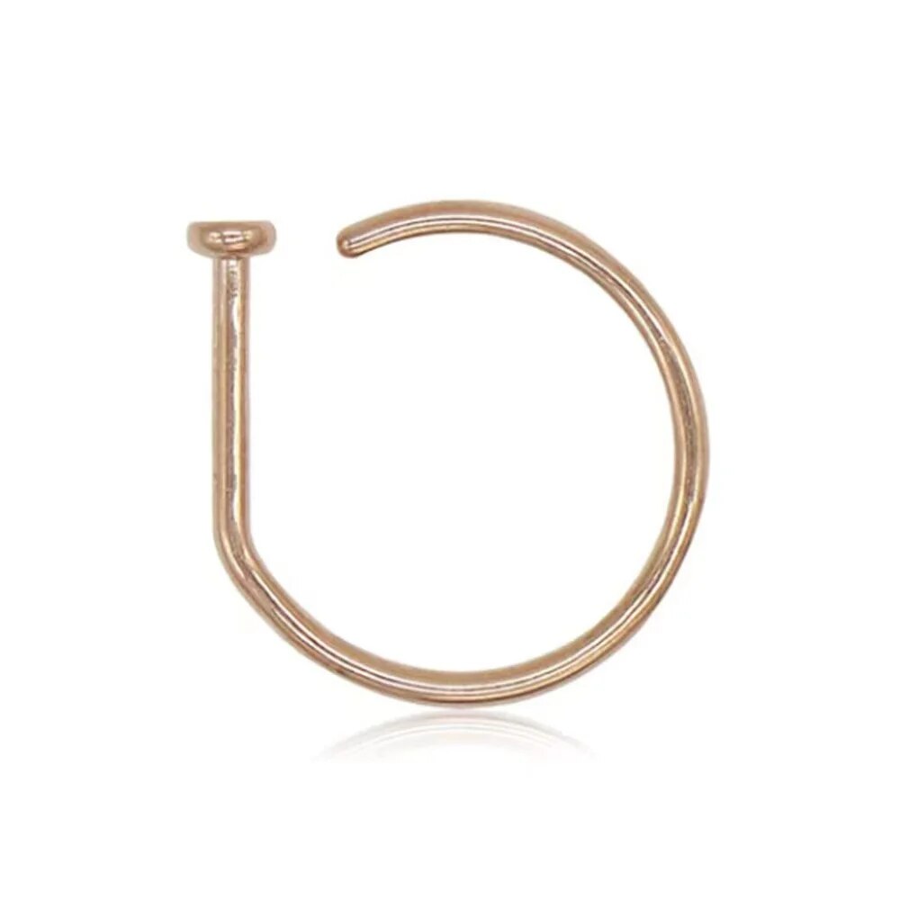 Women Men Fake Piering Nose Ring Earrings Fashion punk Non Piercing