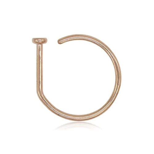 Women Men Fake Piering Nose Ring Earrings Fashion punk Non Piercing