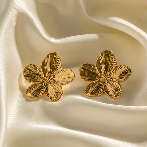 RAKOL New Trendy Stainless Steel Butterfly Stud Earring Charm 18K Gold
