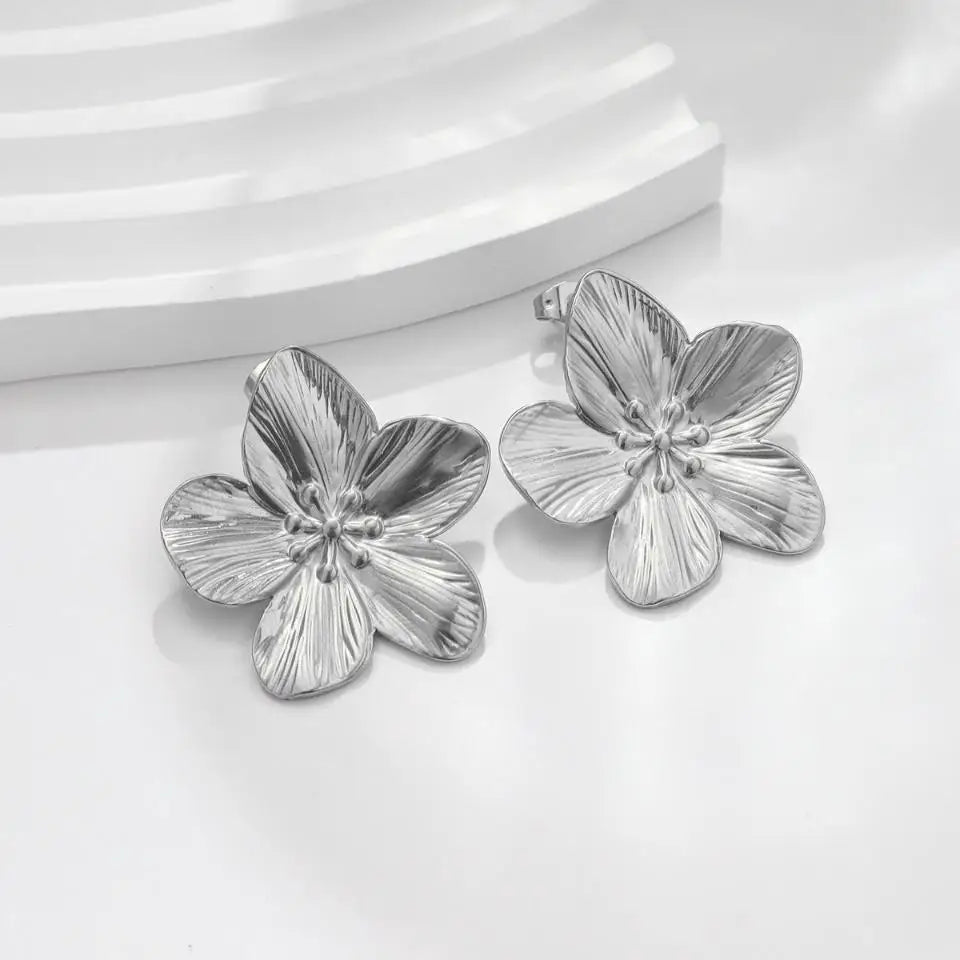 RAKOL New Trendy Stainless Steel Butterfly Stud Earring Charm 18K Gold