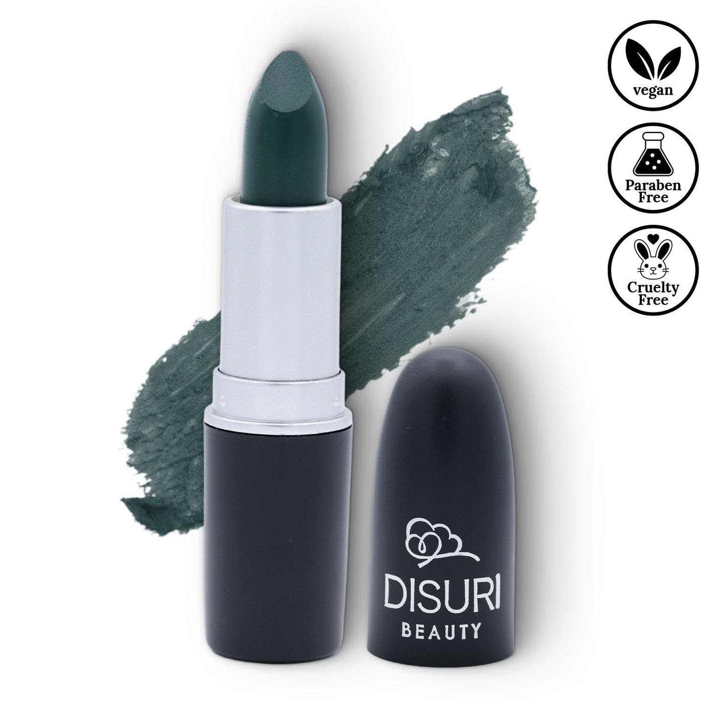 DISURI Beauty Vegan & Cruelty-Free Matte Bullet Lipstick - Slate Chic #15-0