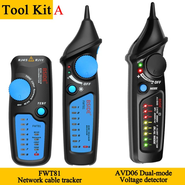 Network cable tracker detecteur FWT81 RJ11/45 Lan Ethernet Phone wire tester Finder Telecom Tool electrified work 48V-1