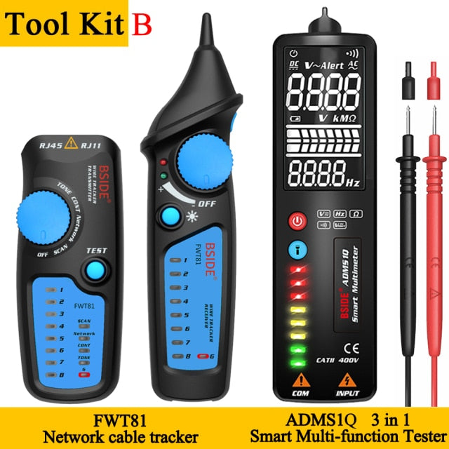 Network cable tracker detecteur FWT81 RJ11/45 Lan Ethernet Phone wire tester Finder Telecom Tool electrified work 48V-5