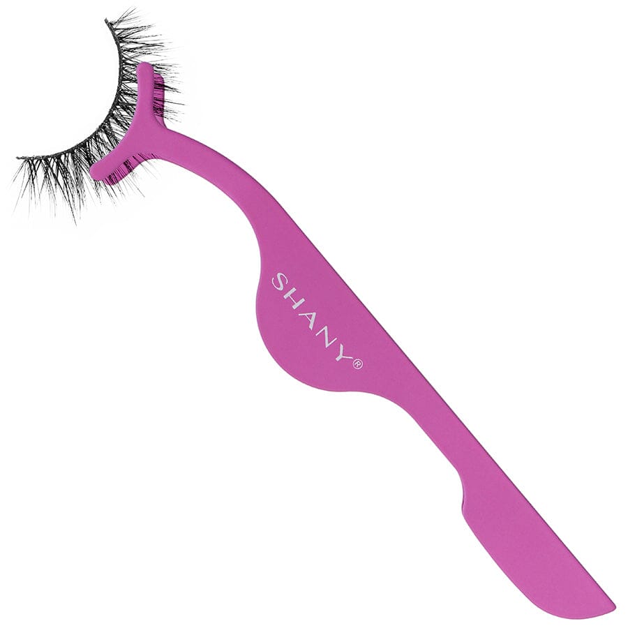 SHANY Kiss My Lash Faux Eyelash Applicator - Stainless Steel Applicator Tool Eyelash Extension Tweezers False Lash Remover Clip Nipper - PURPLE - SHOP PURPLE - TWEEZERS - ITEM# SH-TWZ100-PR