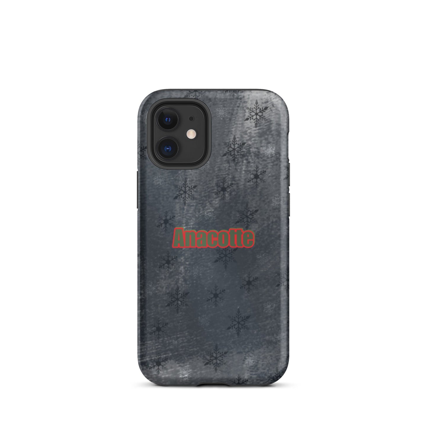 iPhone 14, 13, 12, 11 Christmas Theme iPhone Cases Black Anacotte-4