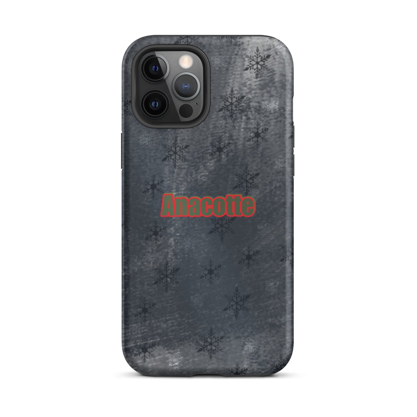 iPhone 14, 13, 12, 11 Christmas Theme iPhone Cases Black Anacotte-9