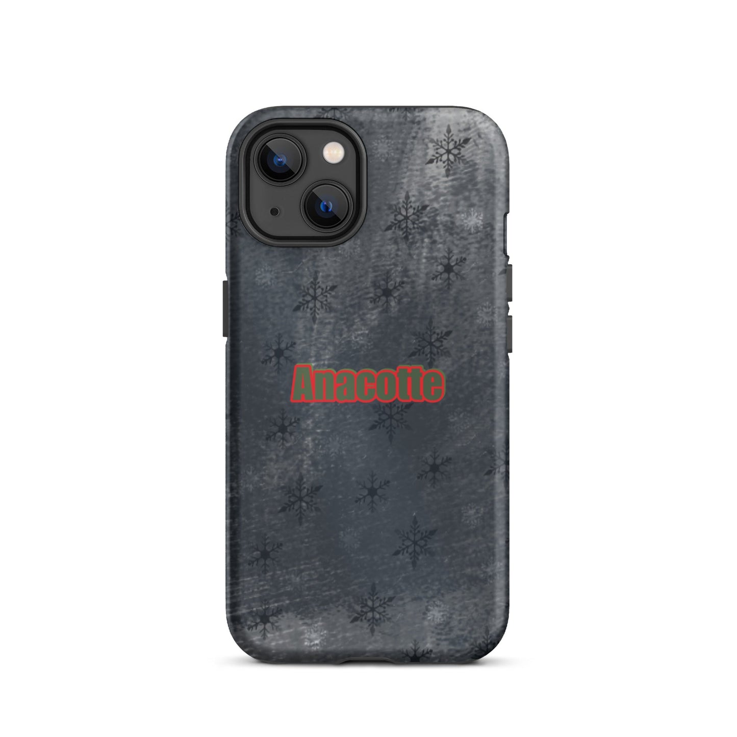 iPhone 14, 13, 12, 11 Christmas Theme iPhone Cases Black Anacotte-20