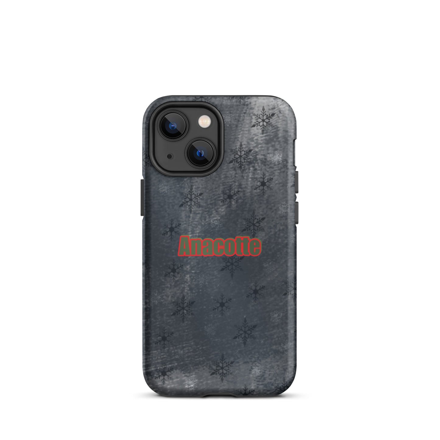 iPhone 14, 13, 12, 11 Christmas Theme iPhone Cases Black Anacotte-22