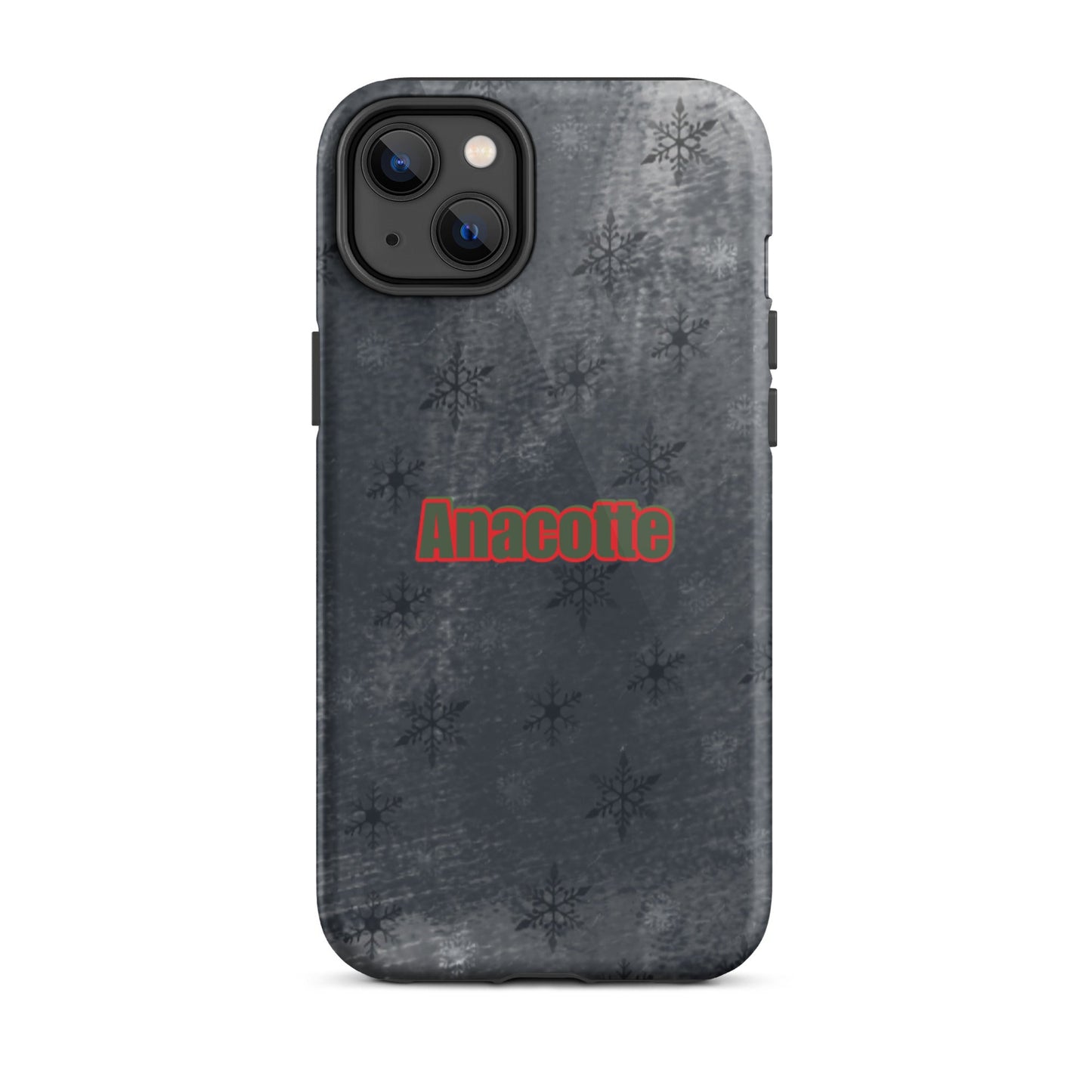 iPhone 14, 13, 12, 11 Christmas Theme iPhone Cases Black Anacotte-25