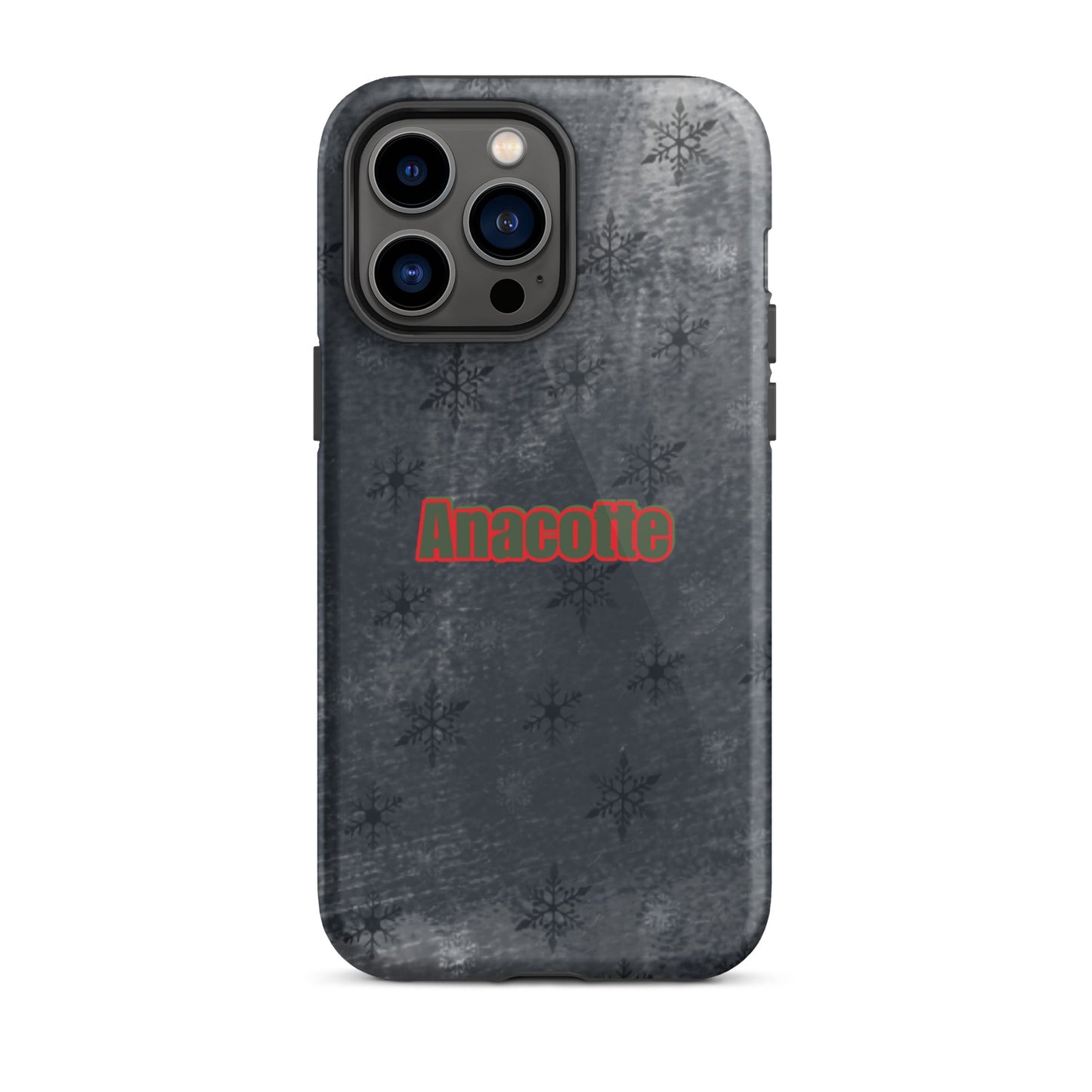 iPhone 14, 13, 12, 11 Christmas Theme iPhone Cases Black Anacotte-0