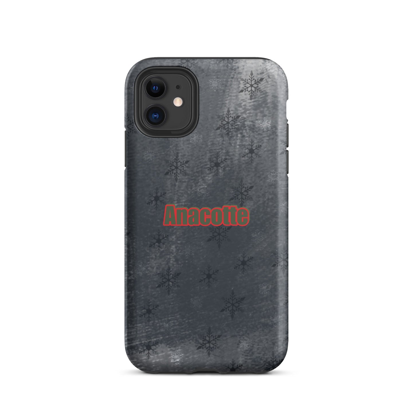iPhone 14, 13, 12, 11 Christmas Theme iPhone Cases Black Anacotte-7