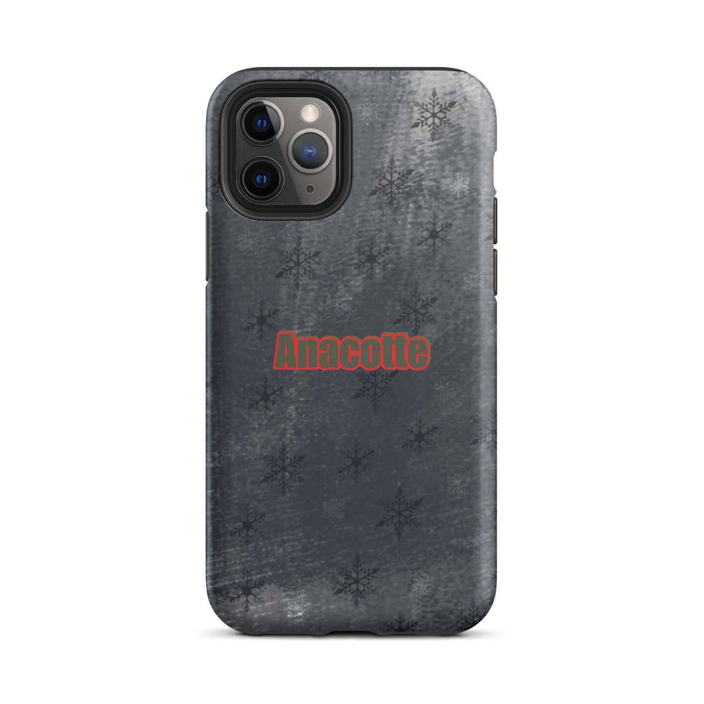 iPhone 14, 13, 12, 11 Christmas Theme iPhone Cases Black Anacotte-5