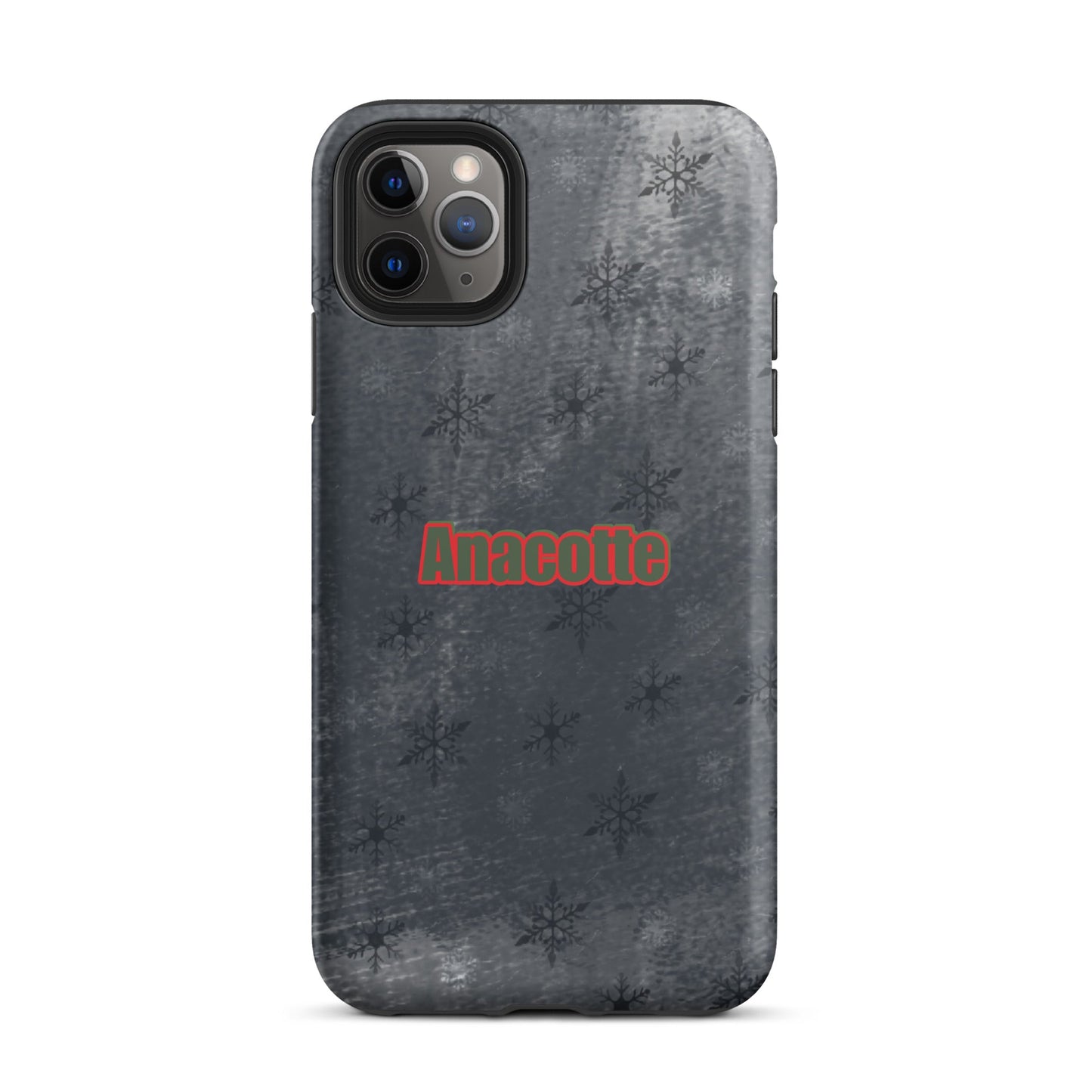 iPhone 14, 13, 12, 11 Christmas Theme iPhone Cases Black Anacotte-6