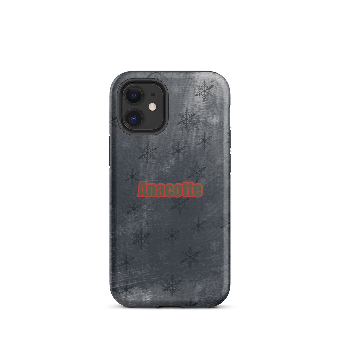iPhone 14, 13, 12, 11 Christmas Theme iPhone Cases Black Anacotte-14
