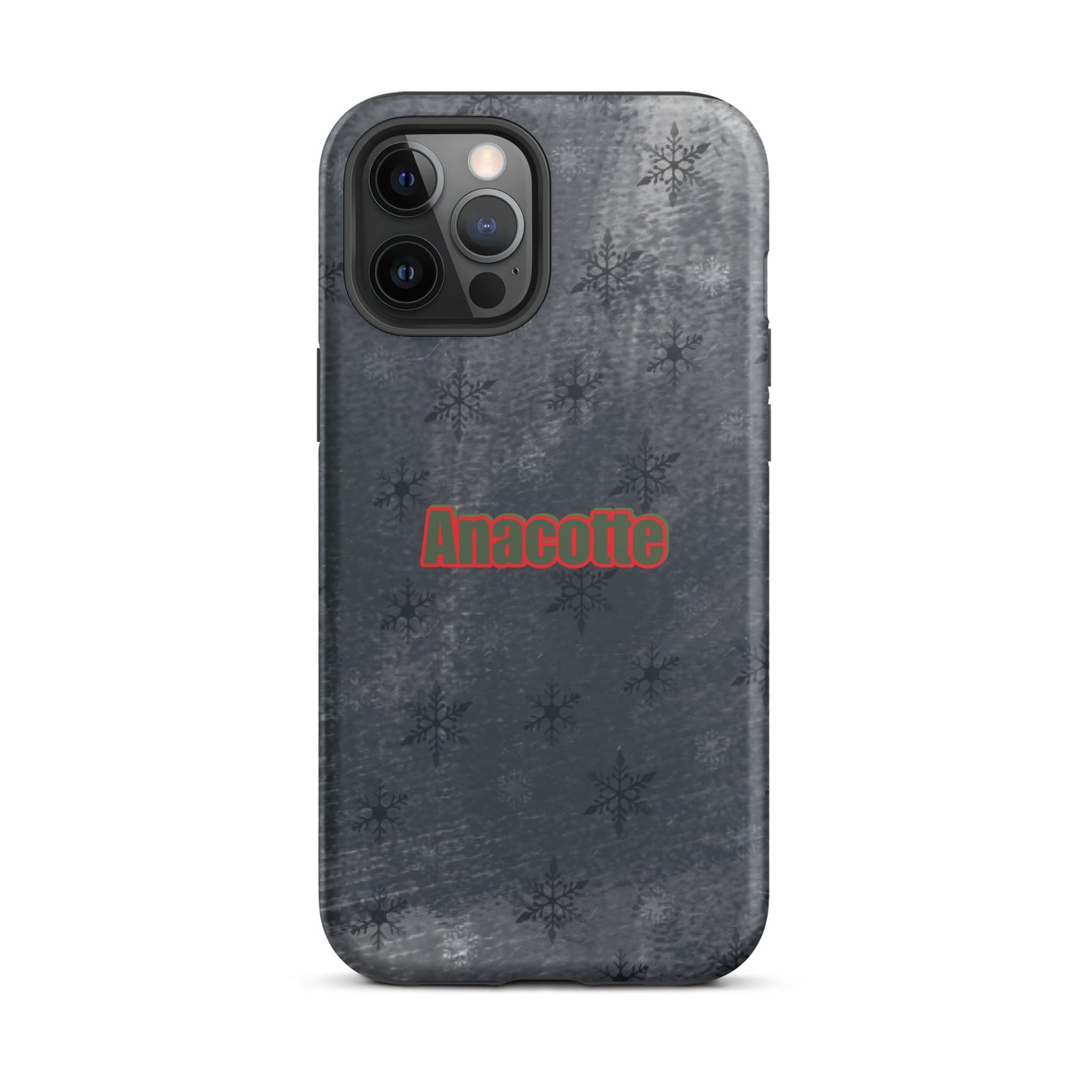 iPhone 14, 13, 12, 11 Christmas Theme iPhone Cases Black Anacotte-10