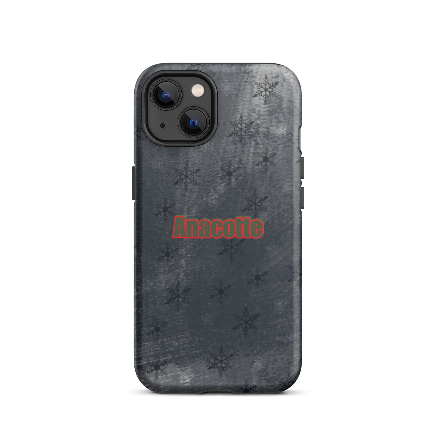 iPhone 14, 13, 12, 11 Christmas Theme iPhone Cases Black Anacotte-21