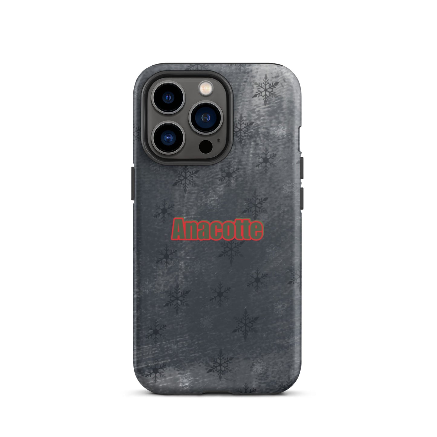 iPhone 14, 13, 12, 11 Christmas Theme iPhone Cases Black Anacotte-19