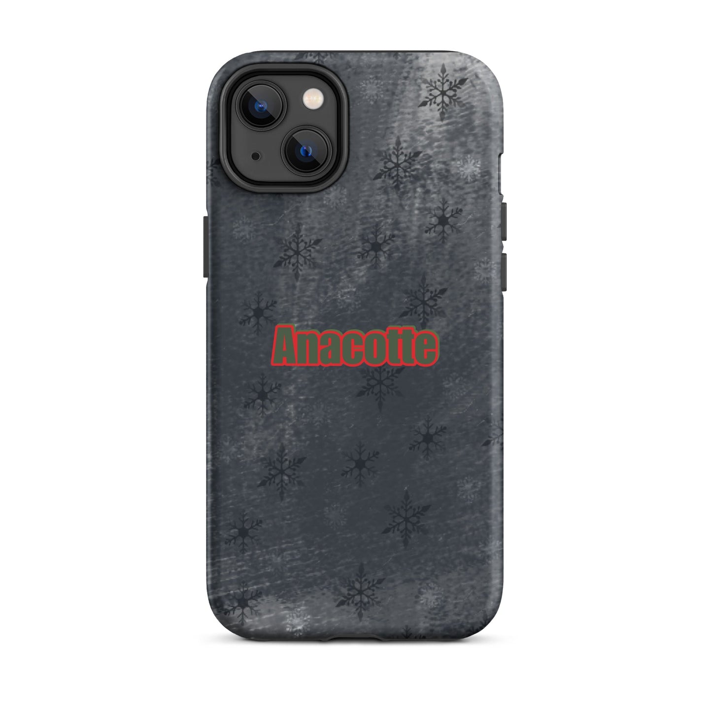 iPhone 14, 13, 12, 11 Christmas Theme iPhone Cases Black Anacotte-26