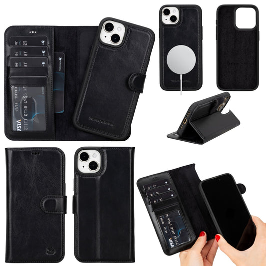 Casper Leather iPhone 14 Wallet Case | MagSafe-0