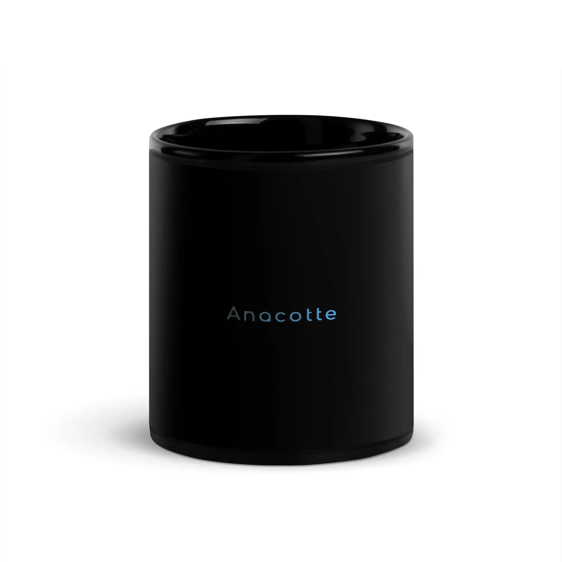 Anacotte Black Glossy Mug-2