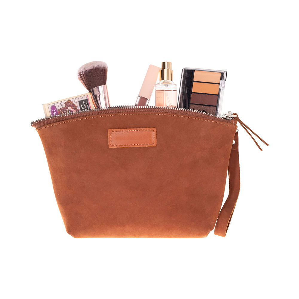 Avondale Premium Leather Dopp Kit - Travel Makeup Bag for Men & Women-2