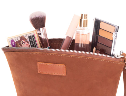 Avondale Premium Leather Dopp Kit - Travel Makeup Bag for Men & Women-3