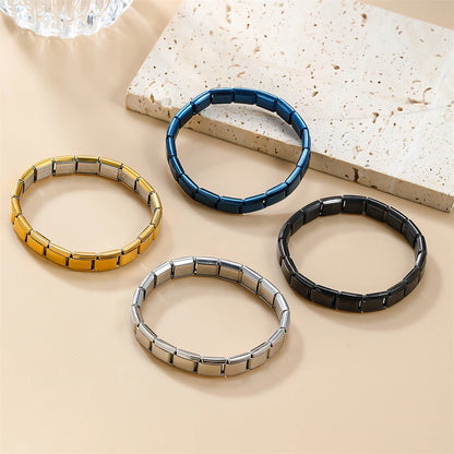 RAKOL Stainless Steel Bracelet Pendant Classic Italian Chain Link For