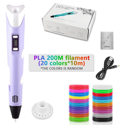 3D Pen For Children 3D Printing Drawing Pen DIY Funny Set for Kids