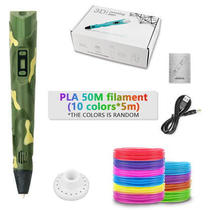 3D Pen For Children 3D Printing Drawing Pen DIY Funny Set for Kids