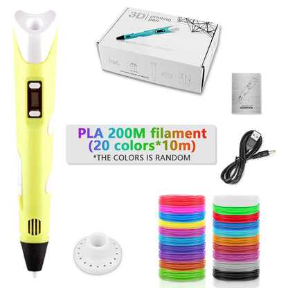 3D Pen For Children 3D Printing Drawing Pen DIY Funny Set for Kids
