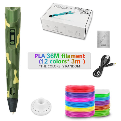 3D Pen For Children 3D Printing Drawing Pen DIY Funny Set for Kids