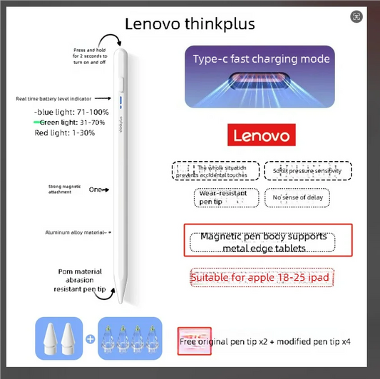 Thinkplus BP16APFor iPad with Palm Rejection Stylus Pen For iPad Air