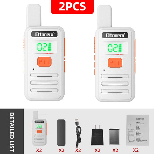 Btonera T1 Mini Walkie Talkie pmr 446 Profesional Walkie Talkies Largo