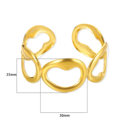 Classic Gold Color Wrinkle Texture Bangle Bracelet For Women Exquisite