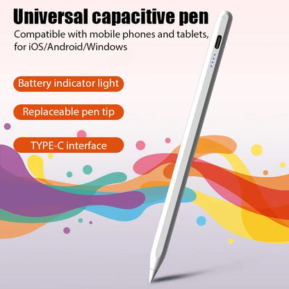 Universal Stylus Pen for iPad2018-2024 &Mobile Phone Touch Screen Pen