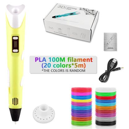 3D Pen For Children 3D Printing Drawing Pen DIY Funny Set for Kids