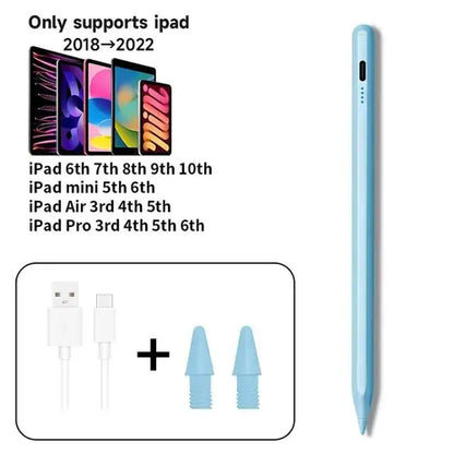 For Apple Pencil 2 iPad Pen Palm Rejection Stylus for iPad Pro Mini 6