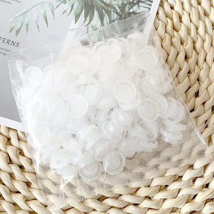 100Pcs Wholesale Disposable Eyelash Glue Fan Cup Rings Holder