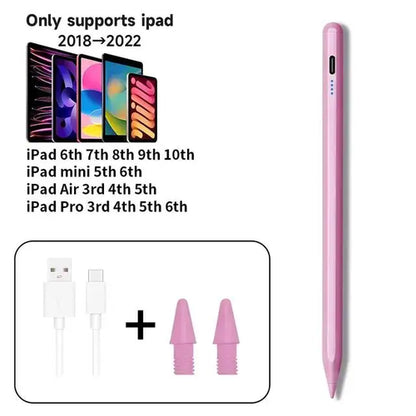 For Apple Pencil 2 iPad Pen Palm Rejection Stylus for iPad Pro Mini 6