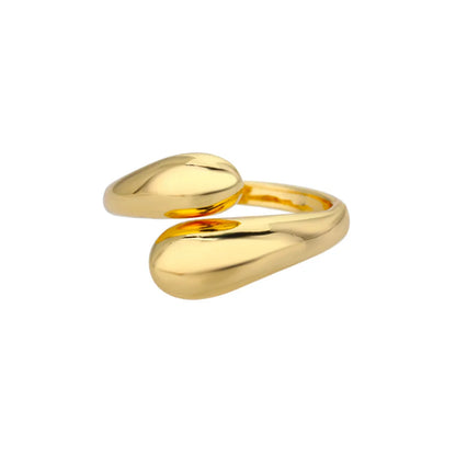316L Stainless Steel Rings for Women Gold Color Never Fade Luxury