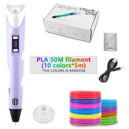 3D Pen For Children 3D Printing Drawing Pen DIY Funny Set for Kids