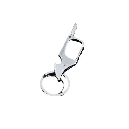 Men's Multifunctional Keychain Bottle Opener Anti-Lost Car Key Ring