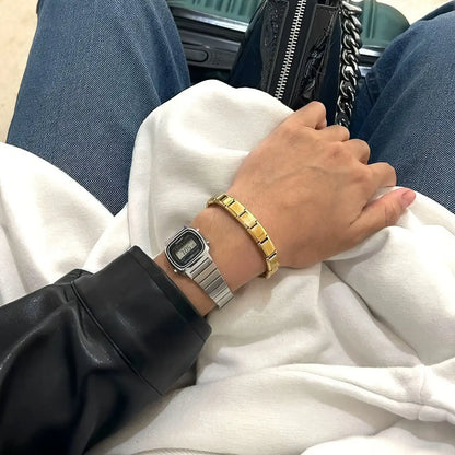 RAKOL Stainless Steel Bracelet Pendant Classic Italian Chain Link For