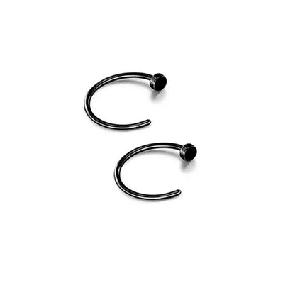 2/6Pcs Fake Nose Rings for Women, 316L Stainless Steel Lip Rings
