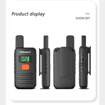 Btonera T1 Mini Walkie Talkie pmr 446 Profesional Walkie Talkies Largo