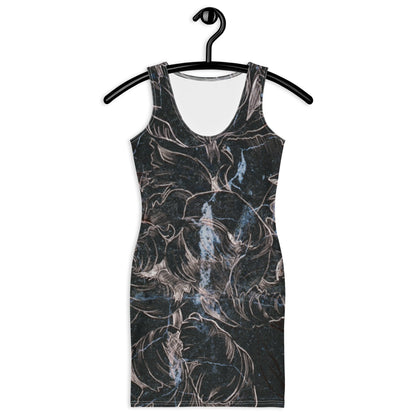 Anacotte Sublimation Cut & Sew Abstract Floral Dress-4