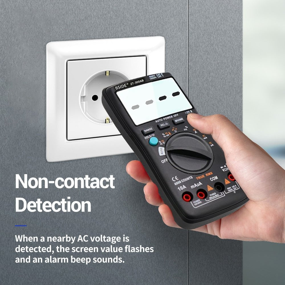 Digital multimeter Wireless Technology Ammeter True RMS Auto Rang Intelligent analog Voltmeter Capacitor Tester DIY Tool-4