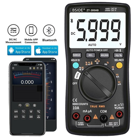 Digital multimeter Wireless Technology Ammeter True RMS Auto Rang Intelligent analog Voltmeter Capacitor Tester DIY Tool-0